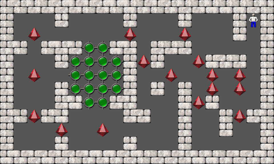 Sokoban Mass Remodel level 1245